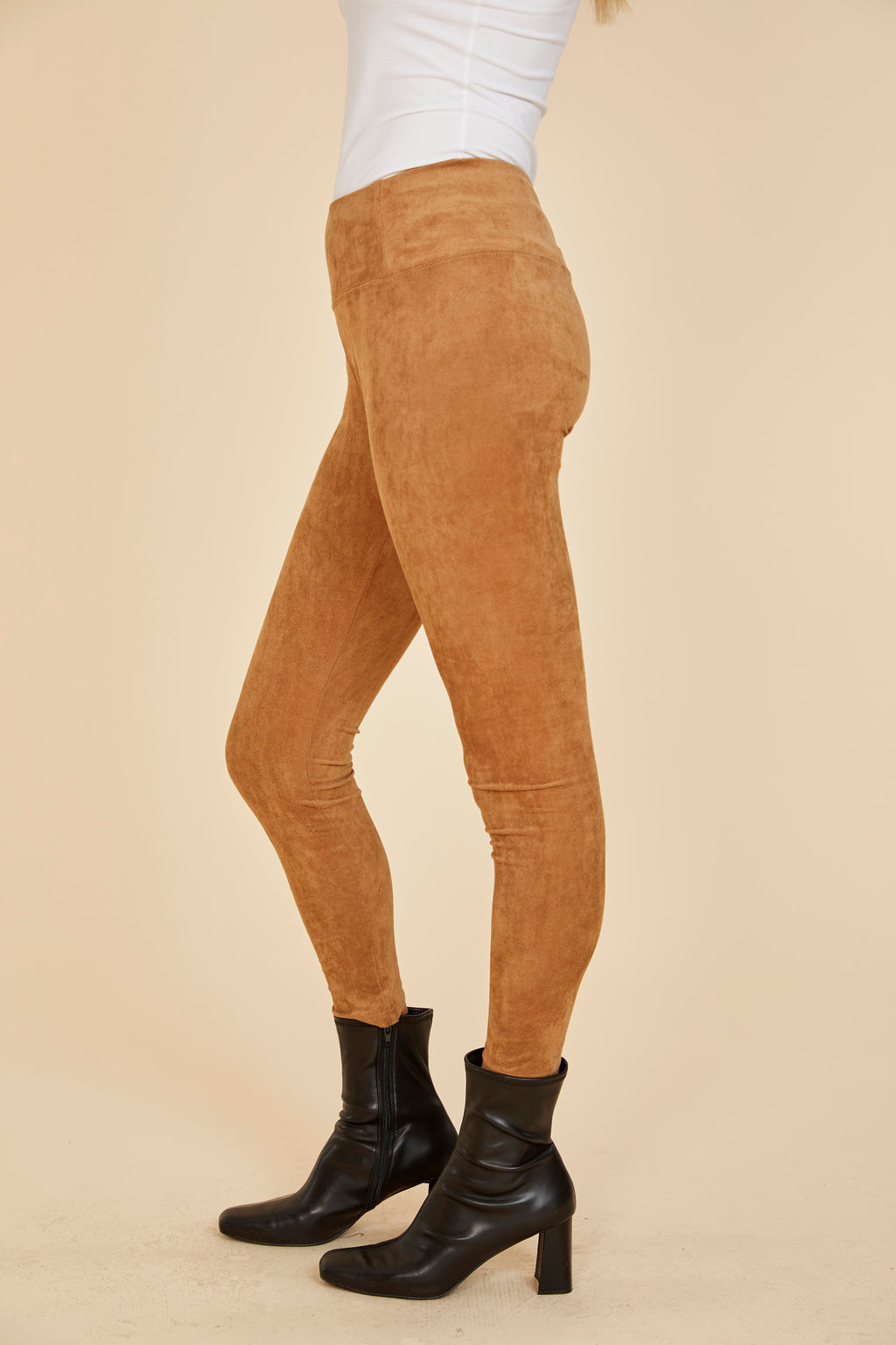 Faux Suede Leggings