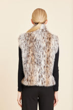 Faux Lynx Fur Vest