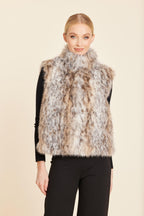 Faux Lynx Fur Vest
