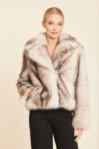 Faux Fur Plush Coat