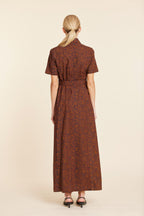 Poplin Leopard Dress