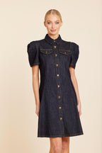 Denim Short Sleeve Dress