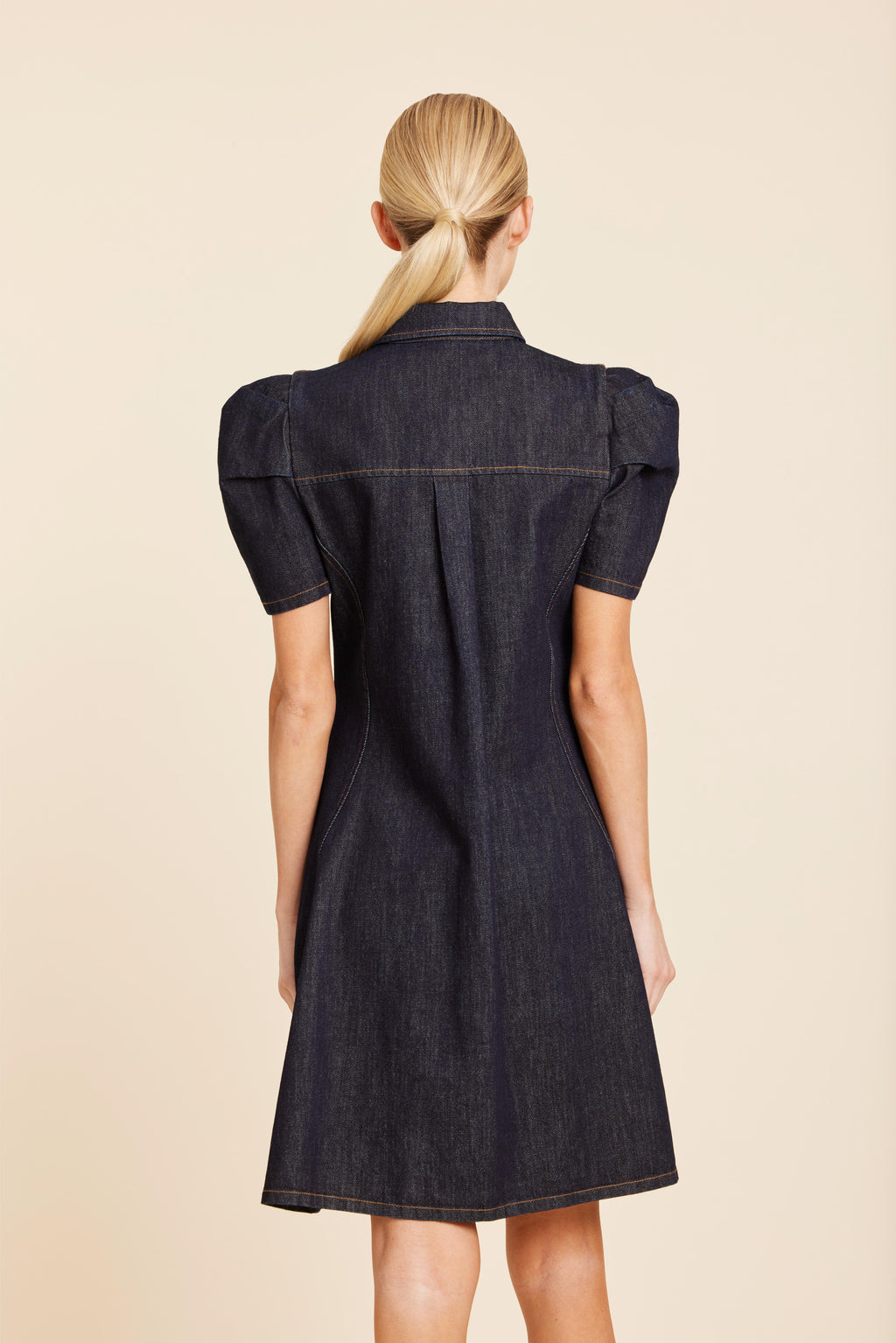 Denim Short Sleeve Dress