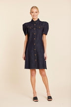 Denim Short Sleeve Dress