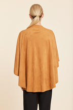 Faux Suede Whipstitch Wrap