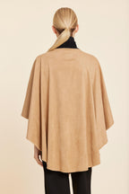 Faux Suede Whipstitch Wrap