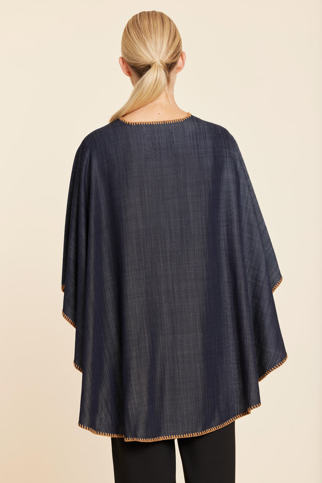 Denim Whipstitch Wrap