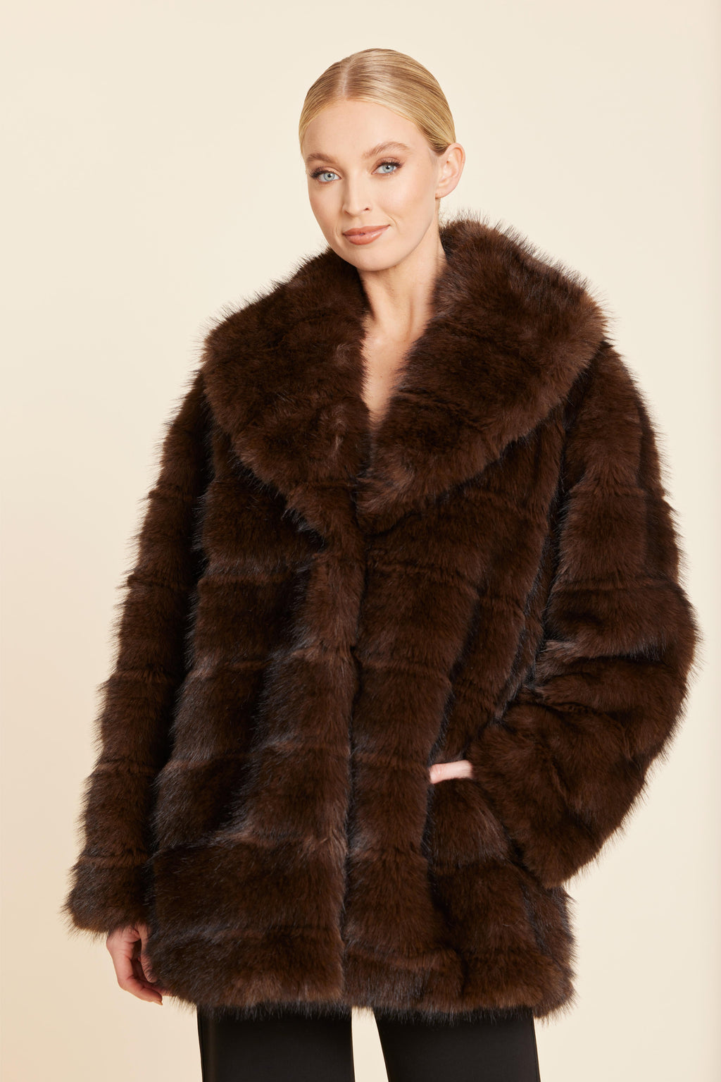 Faux Mink Glam Coat