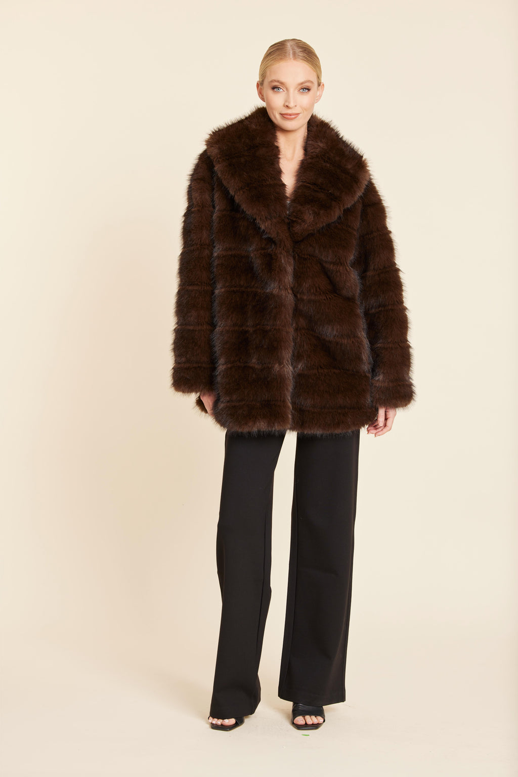 Faux Mink Glam Coat