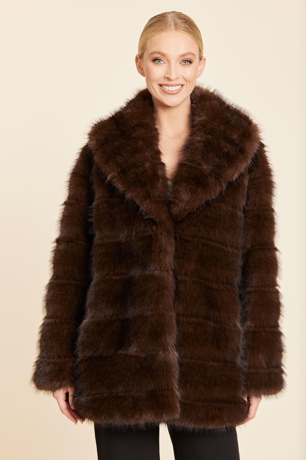 Faux Mink Glam Coat
