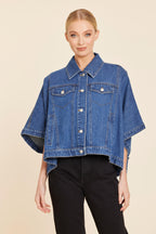 Denim Jacket Cape