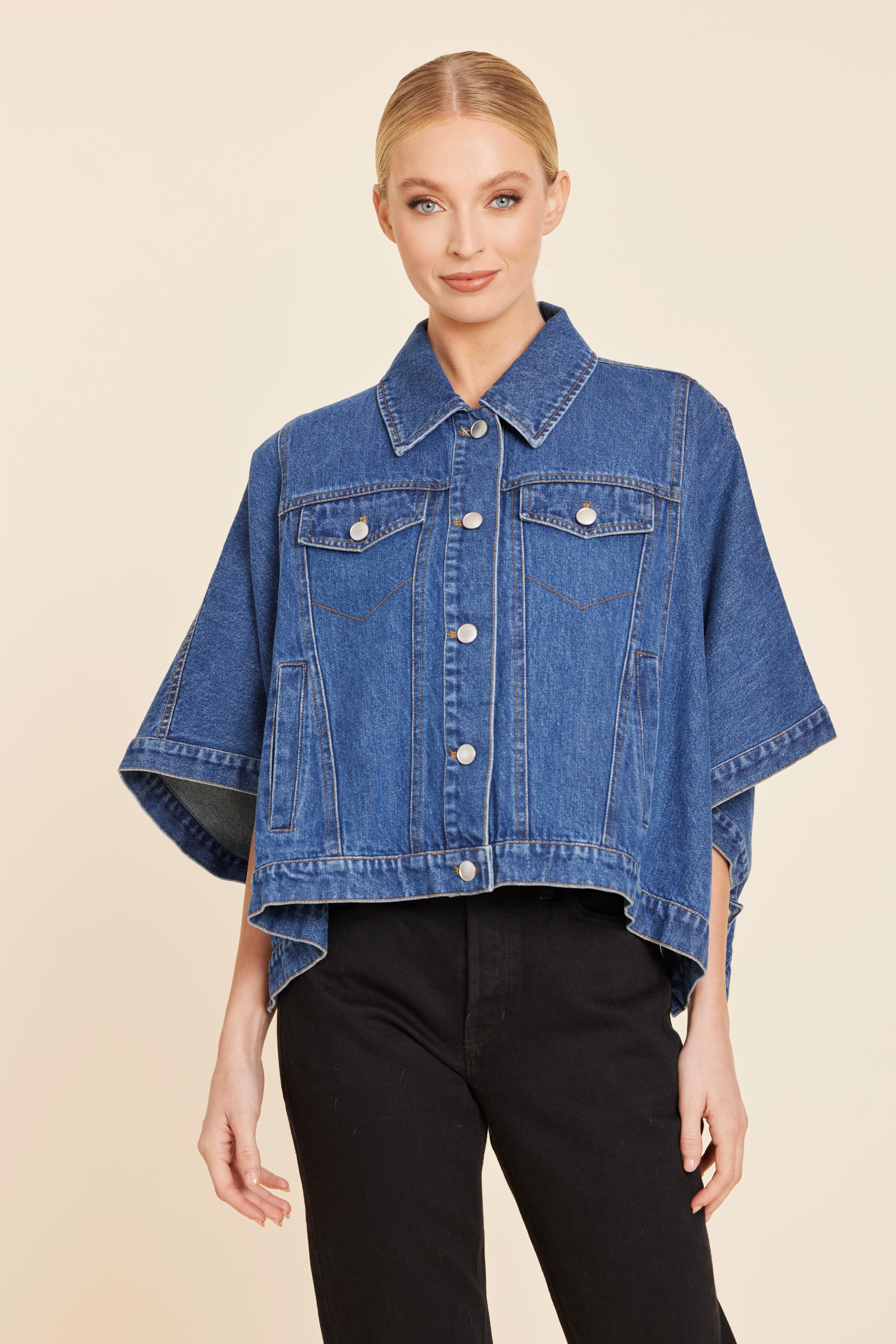 Denim Jacket Cape