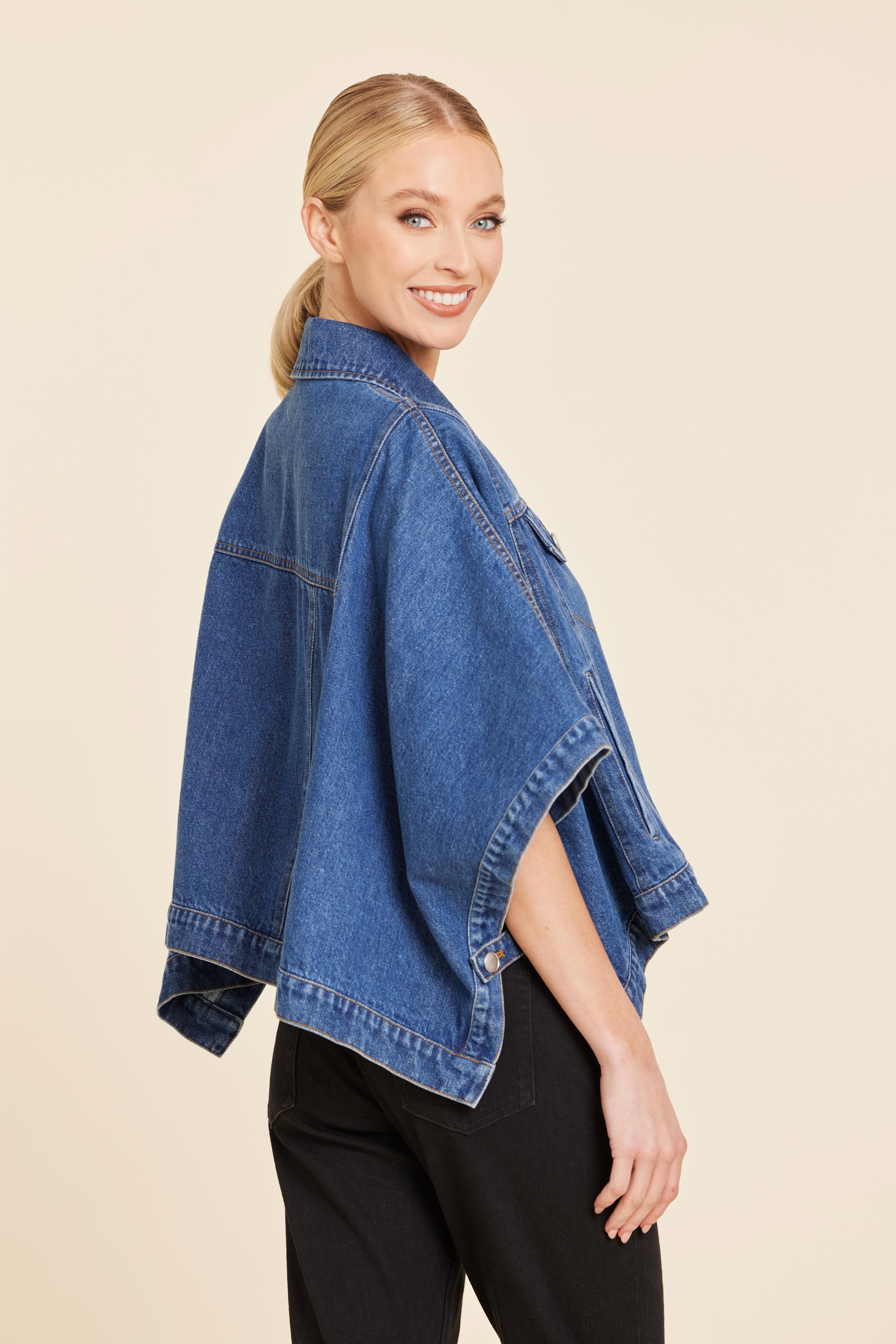 Denim Jacket Cape