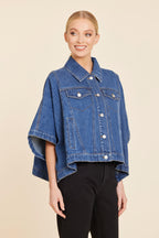 Denim Jacket Cape