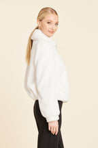 Faux Fur Zip Up Jacket