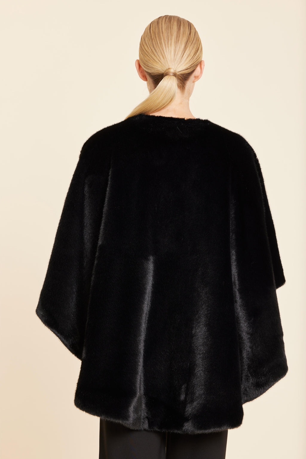 Faux Fur Cape