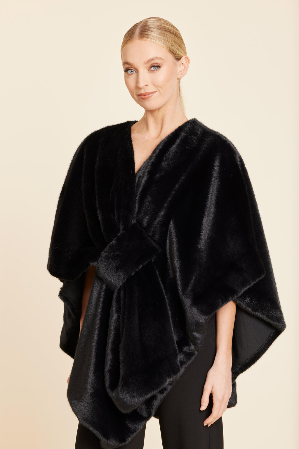 Faux Fur Cape