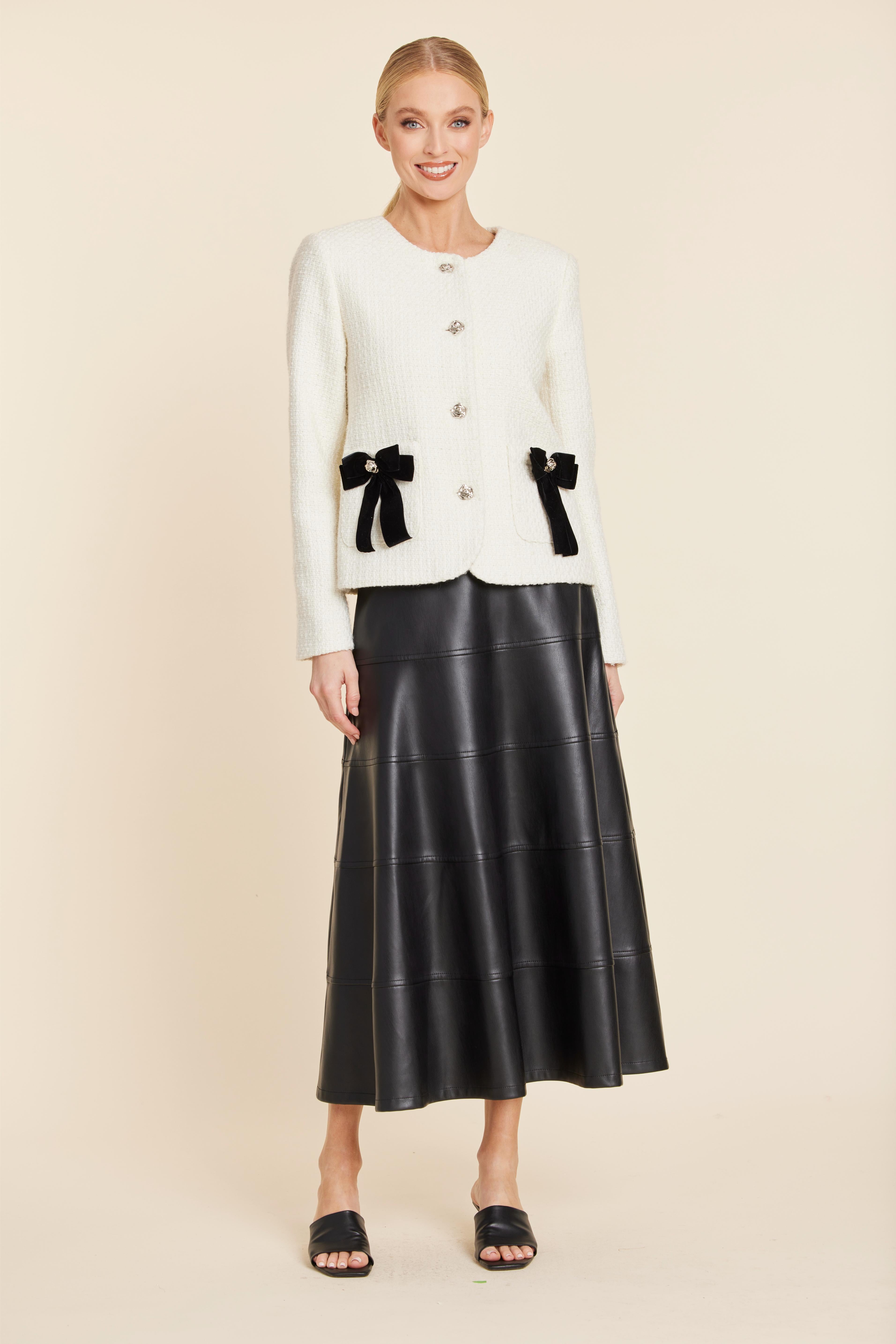 Tweed Bow Jacket
