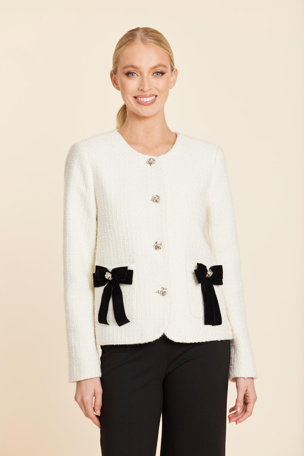 Tweed Bow Jacket