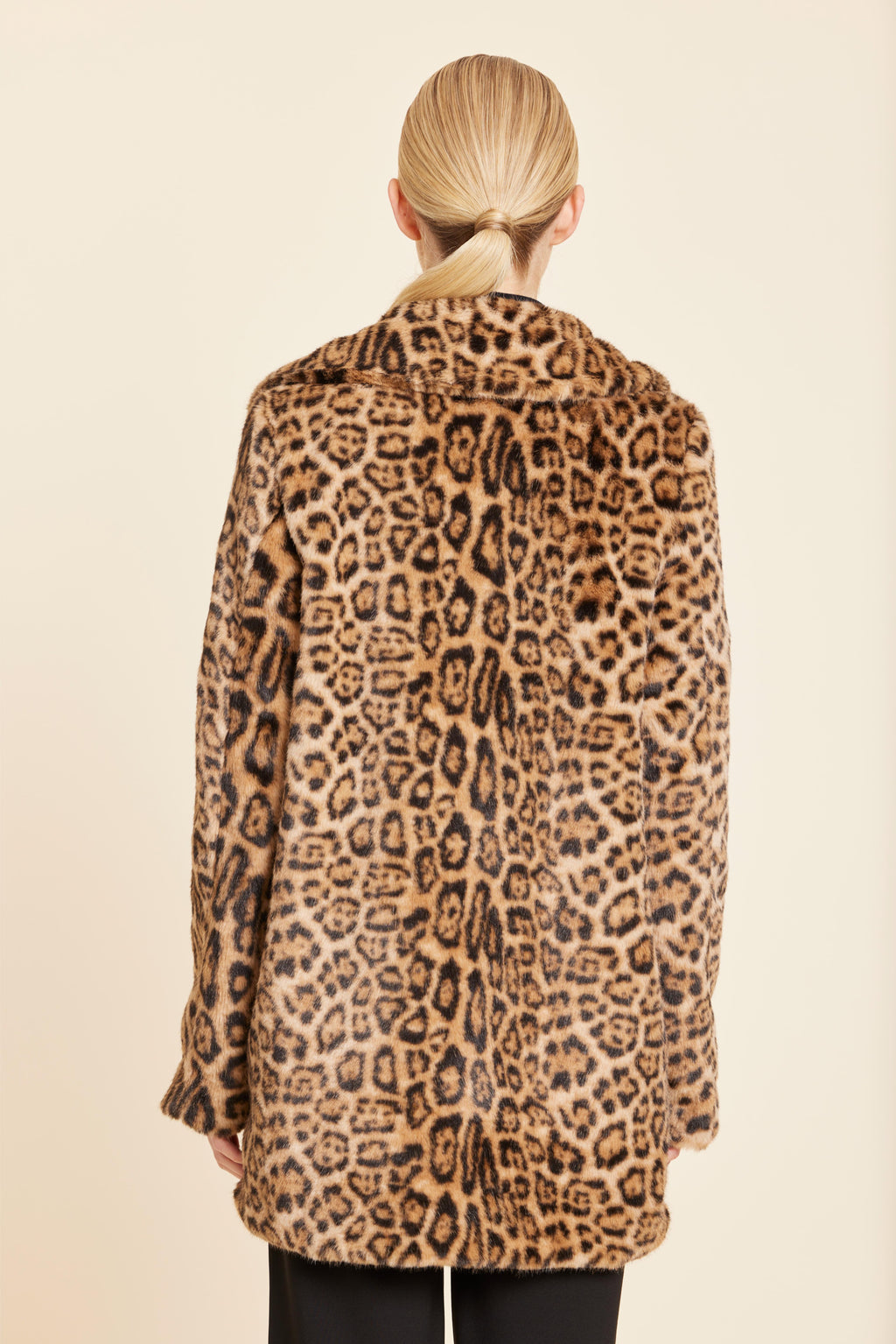 Leopard Faux Fur Leopard Coat