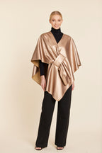 Faux Leather Tonal Whipstitch Wrap