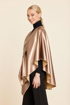 Faux Leather Tonal Whipstitch Wrap