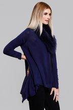 Real Raccoon Fur Cardigan
