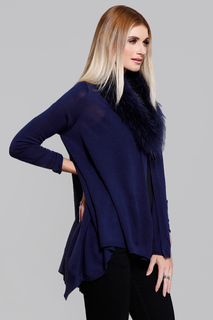 Real Raccoon Fur Cardigan