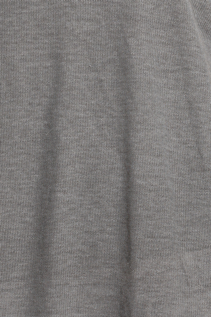 Cotton + Silk Top Grey, Long Sleeve, Dolce Cabo