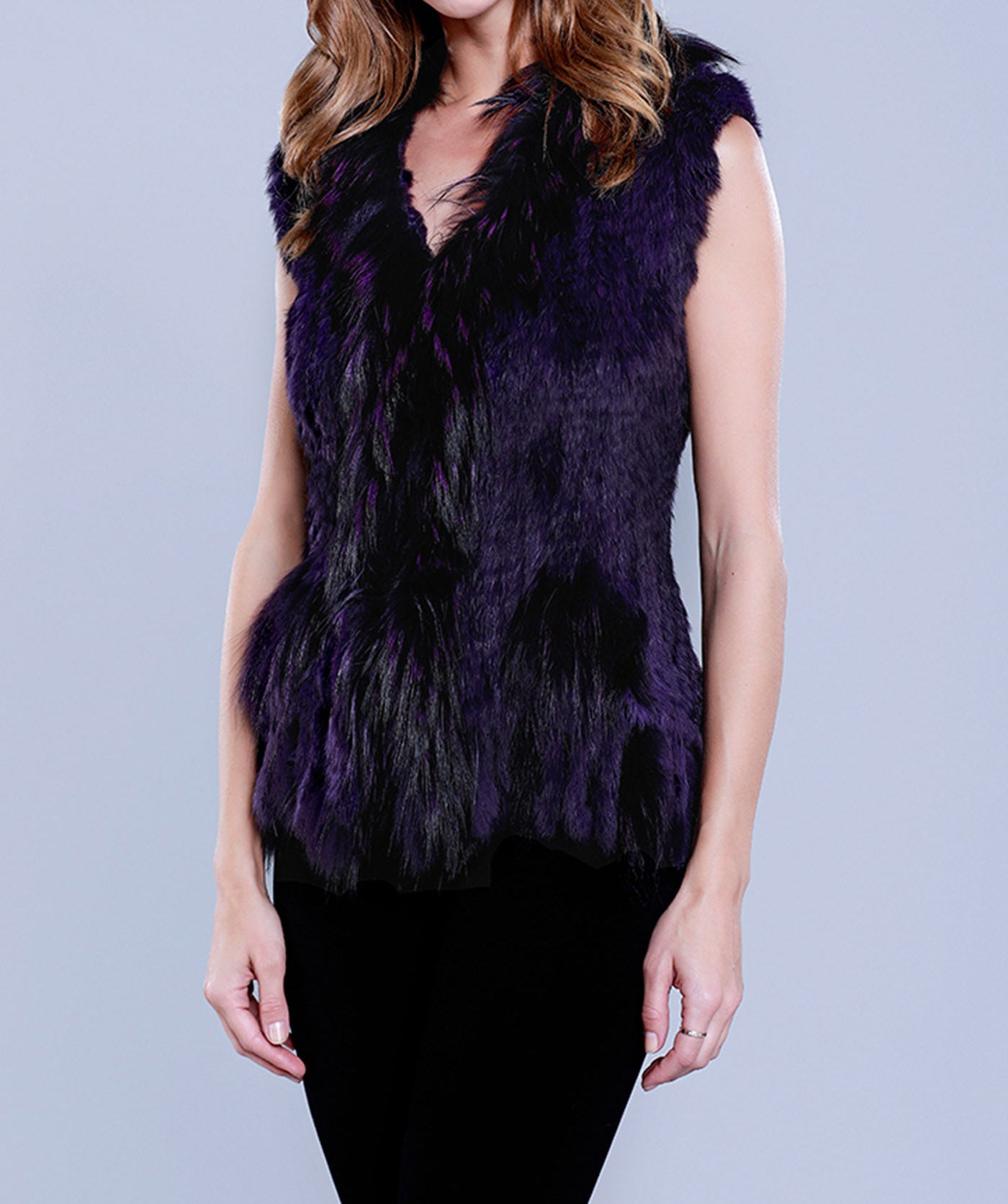 Natural Knitted Fur Vest – Dolce Cabo