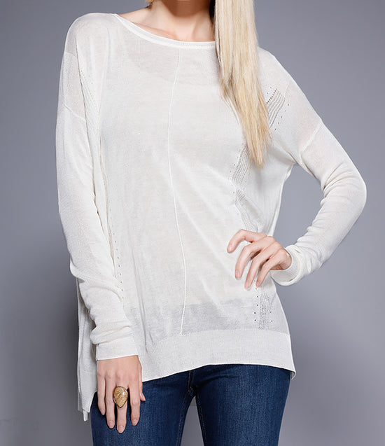 Comfy Fit Long Sleeve Knit Top