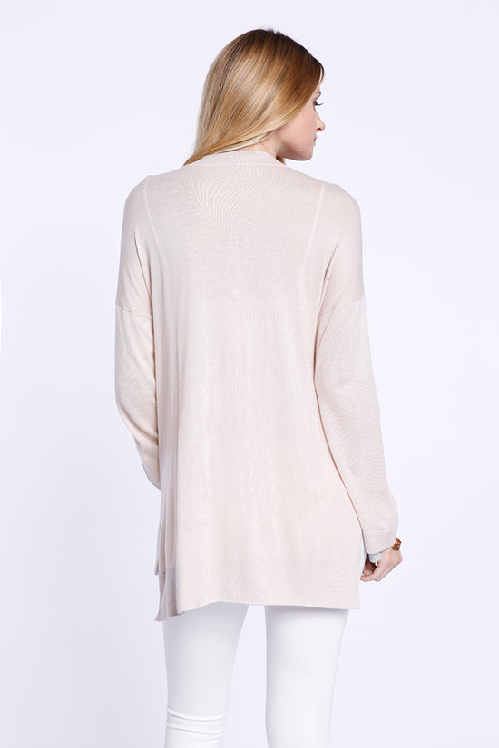 Load image into Gallery viewer, Two Toned Cardigan Almond Dolce Cabo
