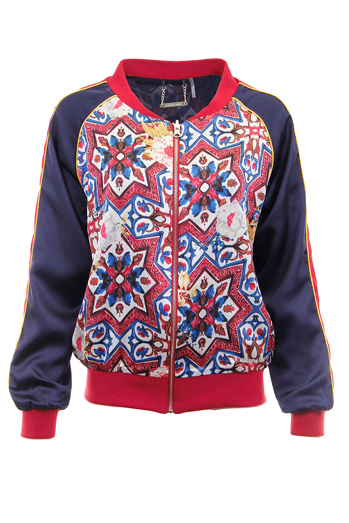 Load image into Gallery viewer, Reversible Print Bomber
