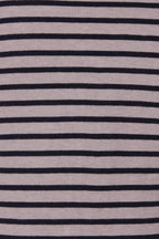 Striped Cardigan with Elbow Patches