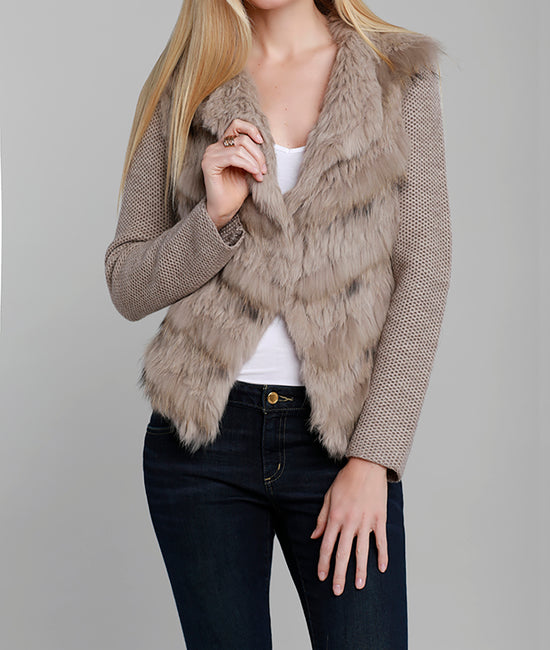Knitted Fur Jacket