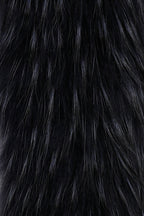 Fox Trim Vest, Navy Blue, Fox Fur, Cashmere Knit, Dolce Cabo