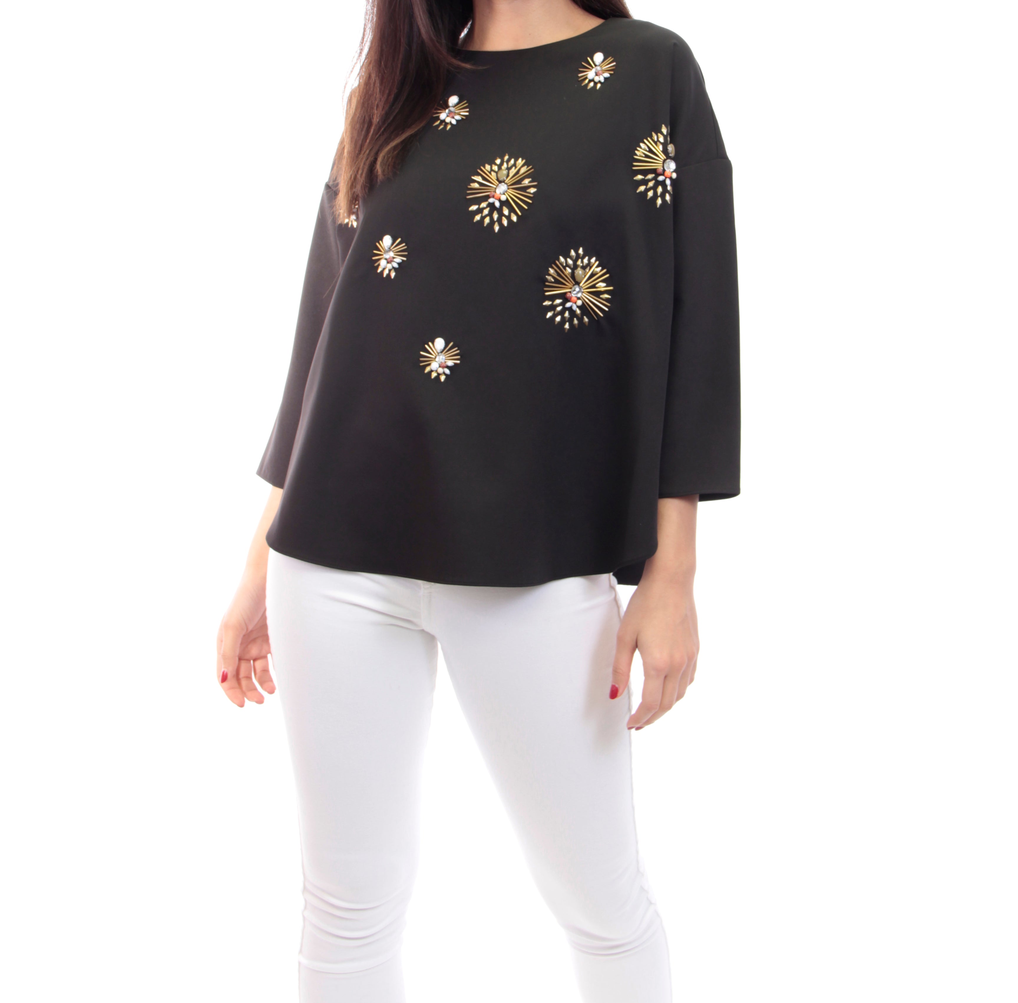 Sunburst Beaded Blouse