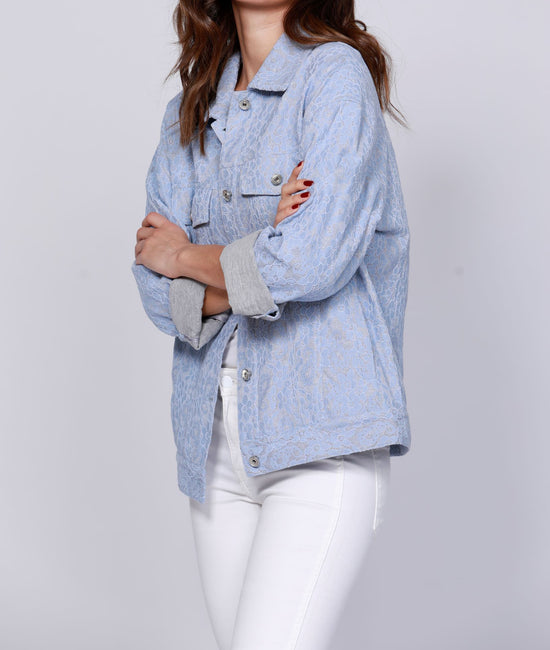 Lace Denim Jacket