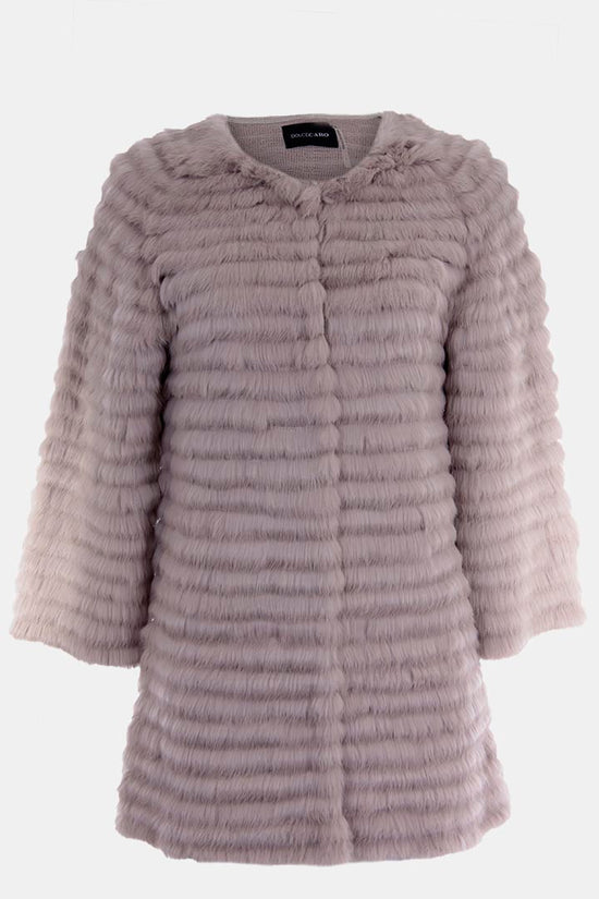 Load image into Gallery viewer, Light Weight Natural Fur Jacket, taupe
