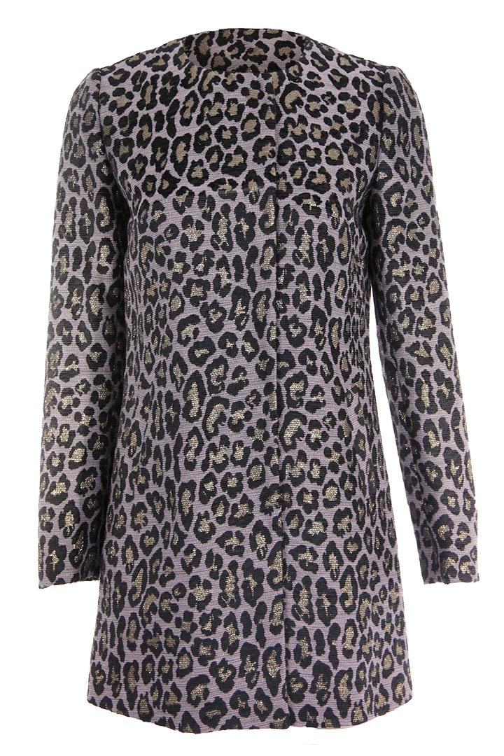 Metallic Leopard Jacket