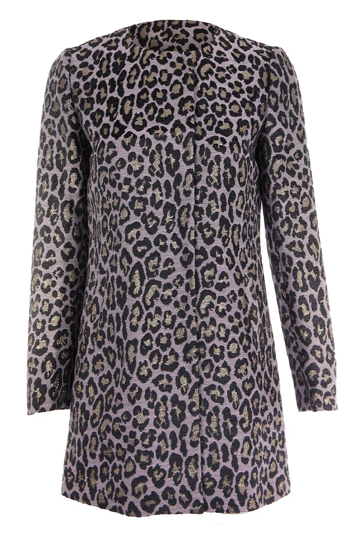 Load image into Gallery viewer, Metallic Leopard Jacket

