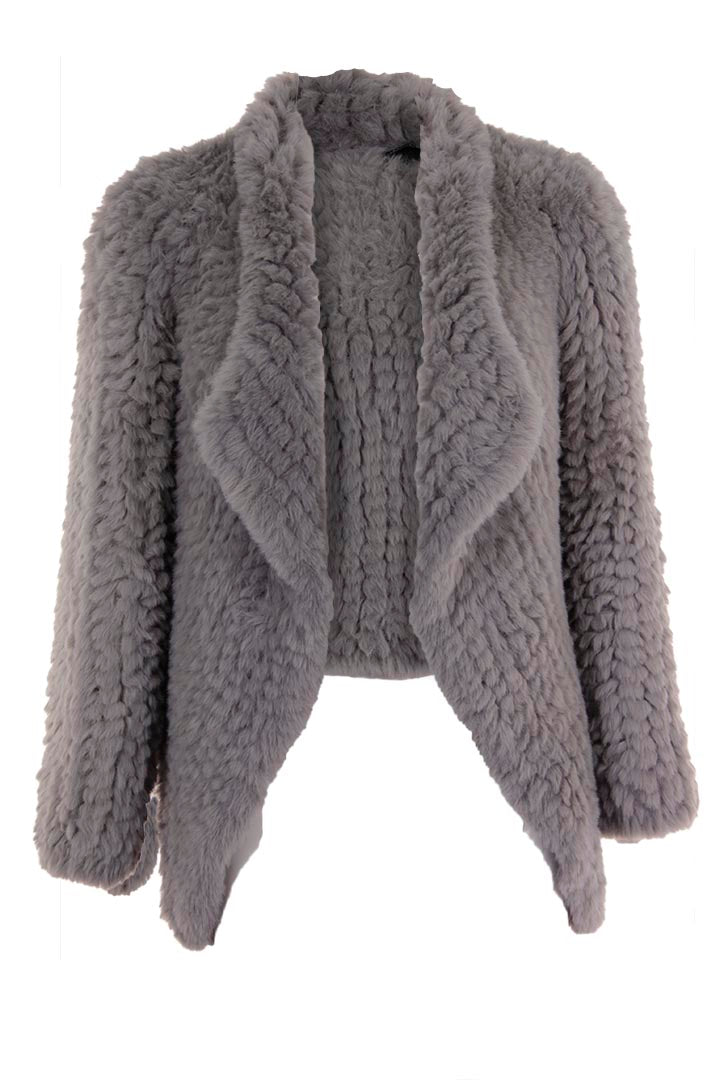 DOLCE CABO Brown Rabbit Fur Vest Size XL – alineconsignment