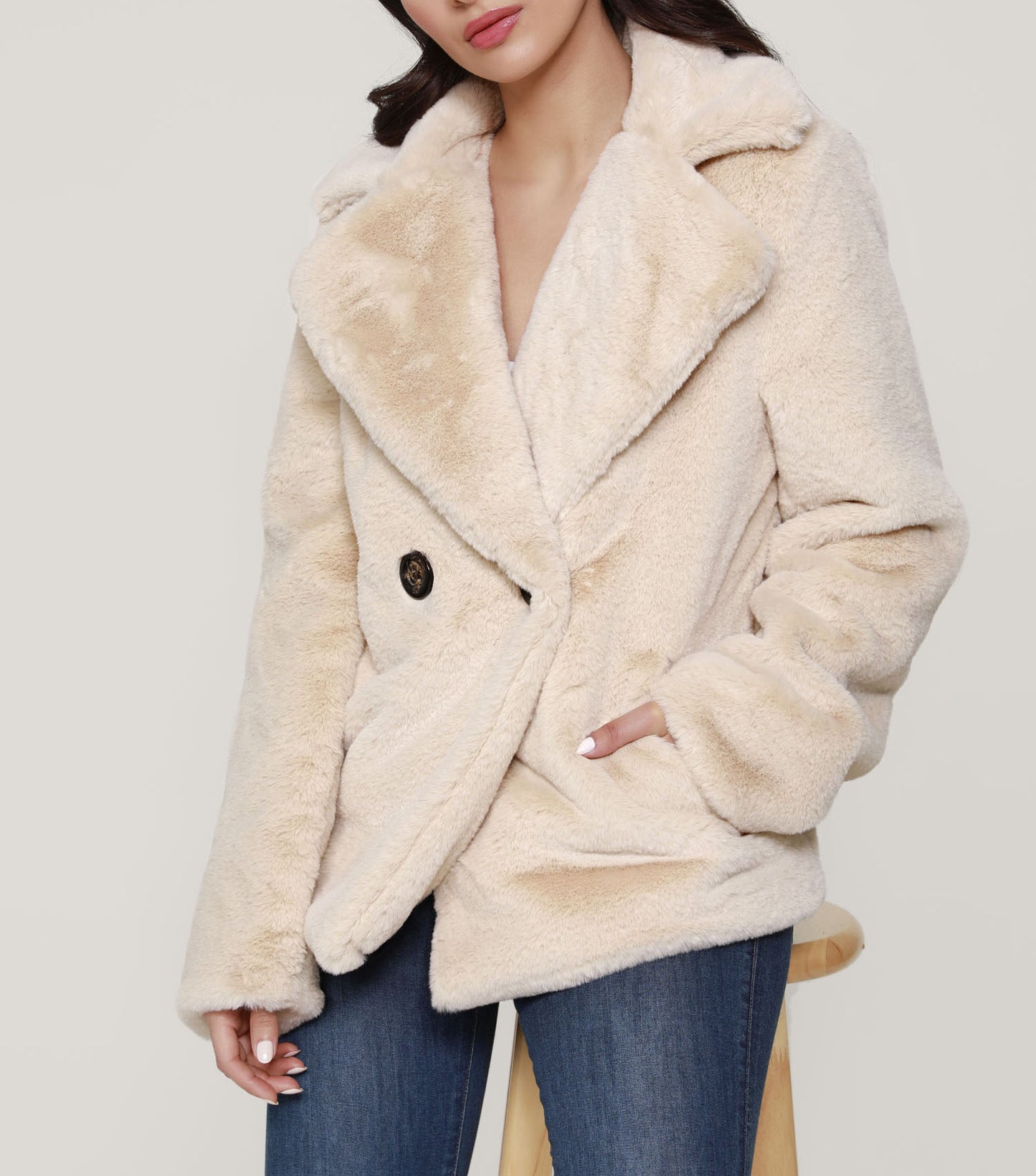 Faux Fur Coat