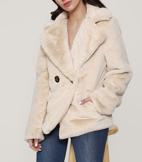 Load image into Gallery viewer, Faux Fur Coat
