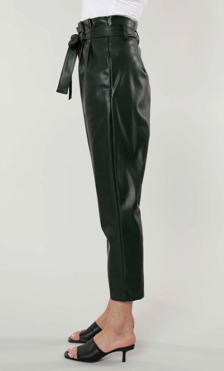 Faux Leather Paper Bag Pants – Dolce Cabo