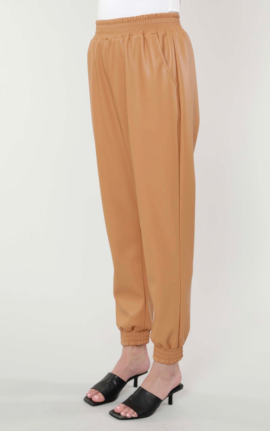 Faux Leather Joggers – Dolce Cabo