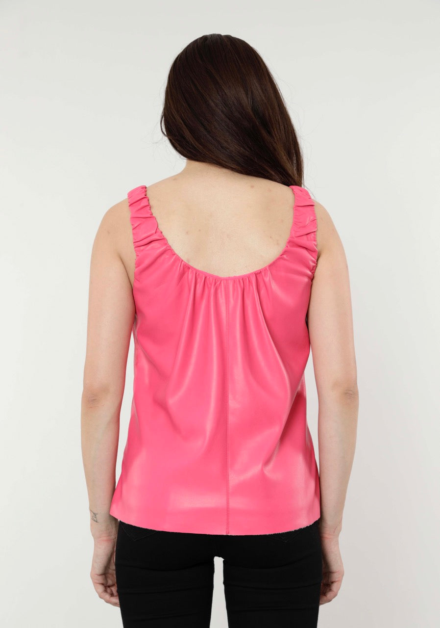 Load image into Gallery viewer, Vegan Leather Tank
