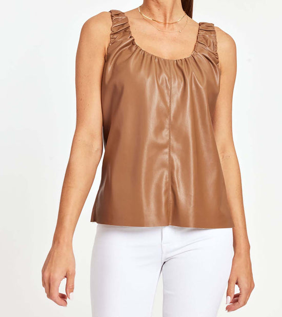 Load image into Gallery viewer, Vegan Leather Tank
